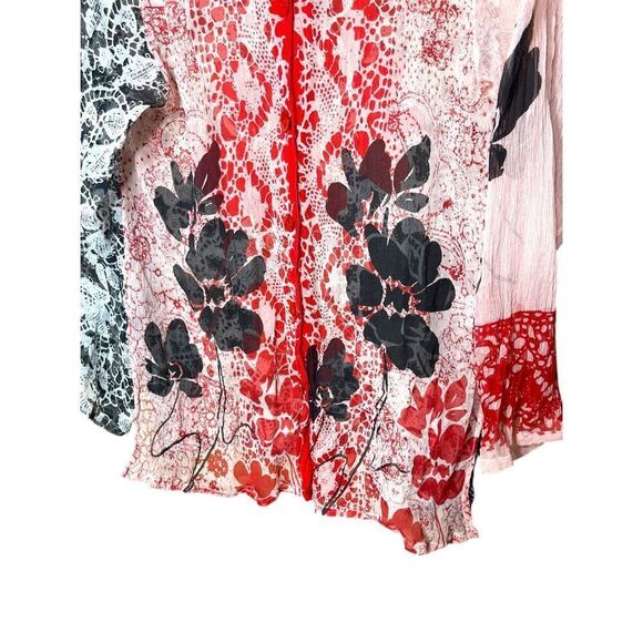 David Dart Women's 100% Silk Button Up Blouse/Shirt Size M - Picture 3 of 8